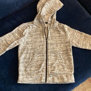 Heather gray hoodie size 6-7 Old Navy